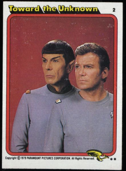 79TST 1979 Topps Star Trek 02 Toward The Unknown